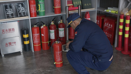 綏化市消防救援支隊(duì)開(kāi)展滅火器專(zhuān)項(xiàng)抽查工作，筑牢消防安全防線
