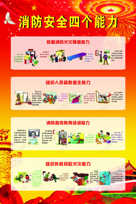 提高消防安全四個能力，構建平安和諧家園